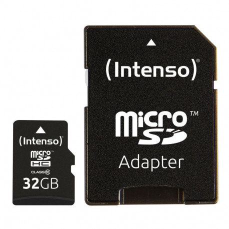 Intenso MEMORY MICRO SDHC 32GB C10/W/ADAPTER 3413480