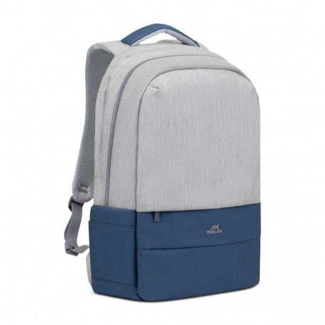 RIVACASE NB BACKPACK ANTI-THEFT 17.3"/7567 GREY/DARK BLUE