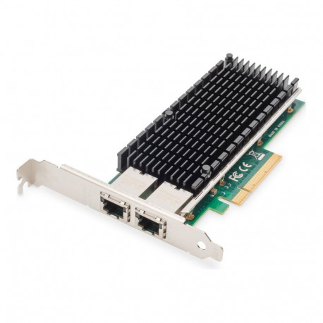 Digitus 10Gbps Dual Port Ethernet Server adapter PCIe X8, Intel X540 BT2 DN-10163