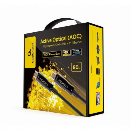 Gembird CABLE HDMI-HDMI 80M AOC/CCBP-HDMI-AOC-80M-02