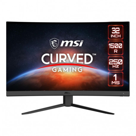 MSI LCD Monitor||G32C4X|31.5"|Gaming/Curved|Panel VA|1920x1080|16:9|250Hz|Matte|1 ms|Tilt|Colour Bla