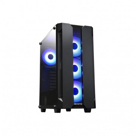 Chieftec Case||HUNTER|MidiTower|ATX|MiniITX|Colour Black|GS-01B-OP