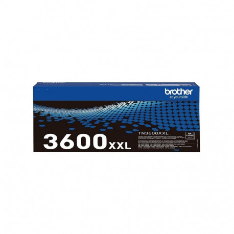 Brother TN-3600XXL Genuine Super High Yield Toner Cartridge, Black