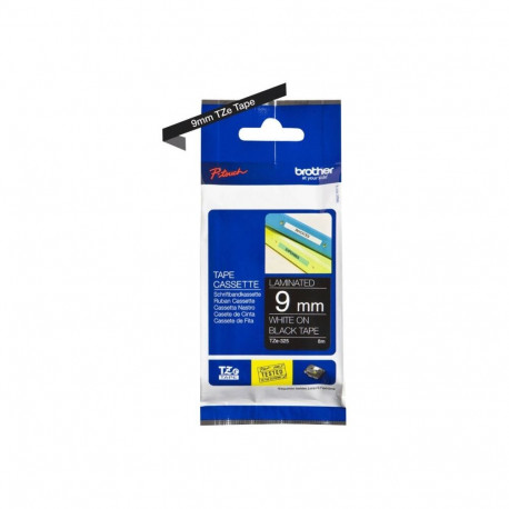 Brother TZe-325 Laminated Tape White on Black, TZe, 8 m, 9 mm