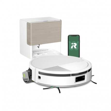 iRobot Roomba Max 705 Combo cleaning robot with AutoWash docking station – white