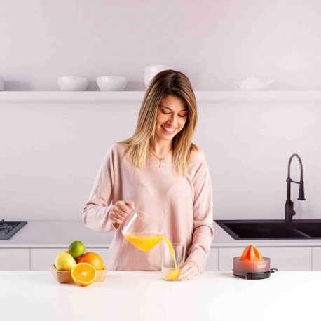 Taurus CITRUS COMPACT Hand juicer 30 W Black, Orange, Transparent