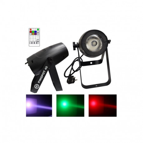 LIGHT4ME PINSPOT 40 reflektor sceniczny 40W RGBW