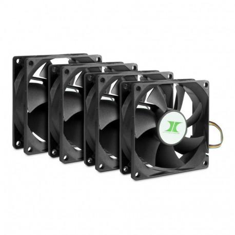 Inter-Tech korpuseventilaatorite 4-osaline komplekt 80mm PWM 1000-1000Upm 12V 0,9W