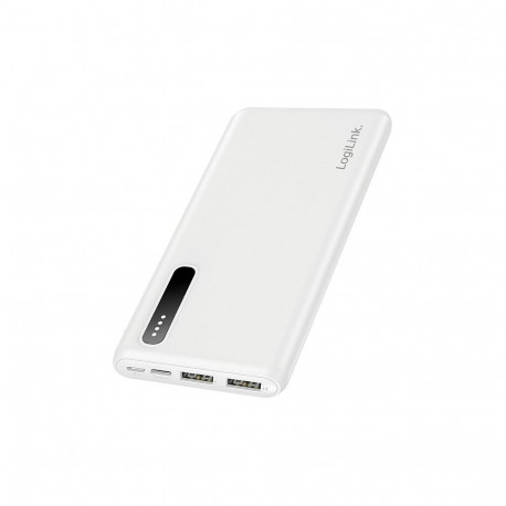 "Logilink Mobile Power Bank, LiPo, 8.000 mAh, white"