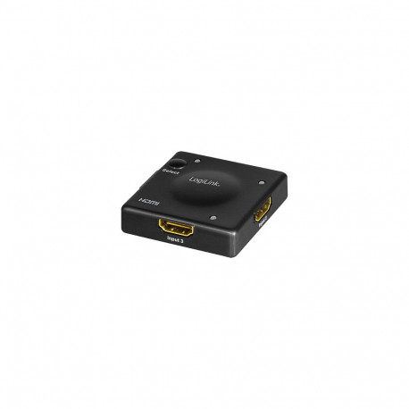 "Logilink HDMI switch, 3x1-Port, 1080p/60 Hz, HDCP, CEC, Mini"