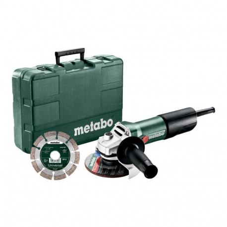 METABO SZLIFIERKA KĄT.125 W 850-125 SET +TARCZA DIAMENTOWA WALIZKA