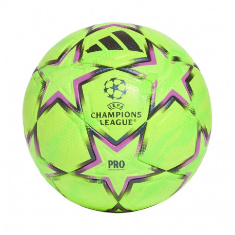 Piłka nożna adidas UCL Pro Winter 26/27 League Stage zielono-czarno-różowa KE9769 5
