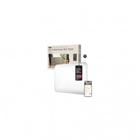 Mill paneelsoojendi PA700WIFI4, nähtamatu, nutikas WiFi, 700W, sobib 9–12m2 ruumidesse, IPX4, valge