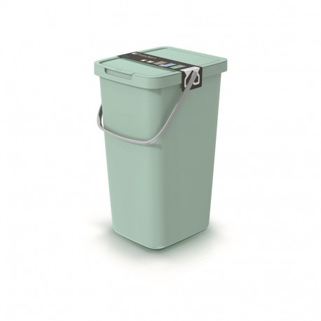 WASTE BIN SOFT GREEN 25L