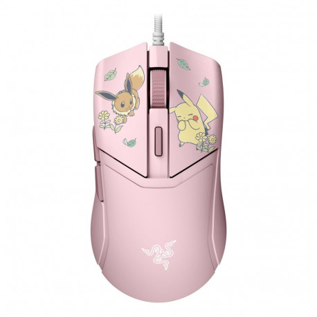 Razer mängurihiir Cobra Pikachu ja Eevee väljaanne paremakäeline USB Type-A optiline 8500 DPI