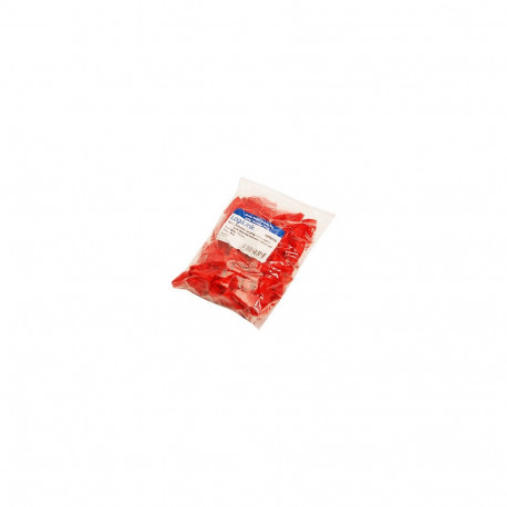 Logilink RJ45-pistiku kaablikaitse 5.8mm 100tk, punane