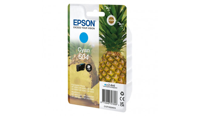 Epson 604 tsüaan 2,4ml