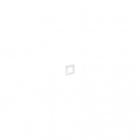 OBO katteplaat AR45-BF1 RW Modul 45 üheosaline 84x84mm PC rws RAL9010