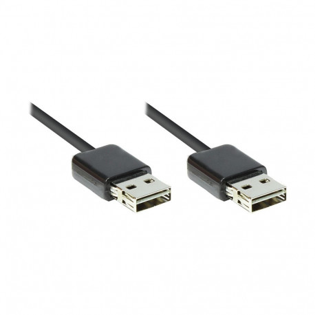 "Good Connections USB2.0 Kabel EASY A-A schw. 1m"