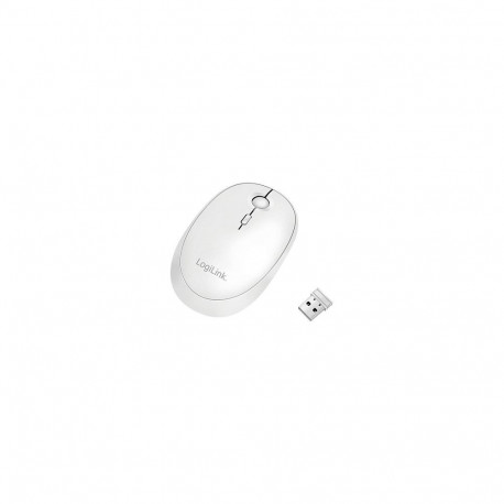 Logilink hiir juhtmevaba ja Bluetooth 2.4GHz 800/1200/1600dpi, valge