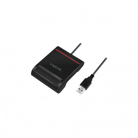 "USB 2.0-Kartenleser, für Smart-ID, schwarz"