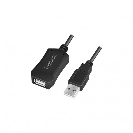 LogiLink USB 2.0 repiiter A–A (pistik–pesa) 5m