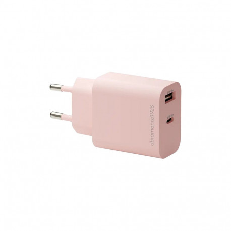 "dbramante1928 re-charge - Netzteil - 20 Watt - 2 Ausgabeanschlussstellen (USB-C, USB) - pink - Euro
