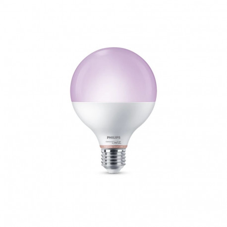 Philips Smart WFB 75W G95 822-65 RGB 1PF/6 | E27 | 11 W | Warm to cool white light | Bluetooth, Wi-F