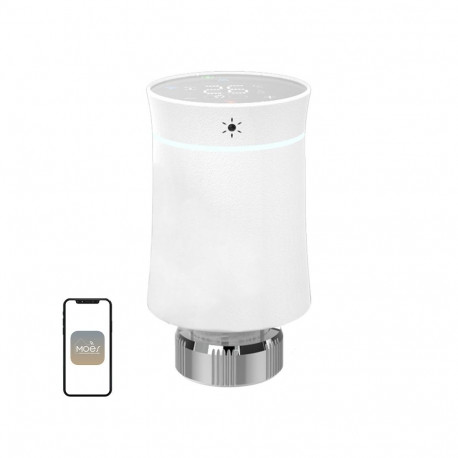 MOES TRV BY100 ZigBee Touch Thermostatic Head