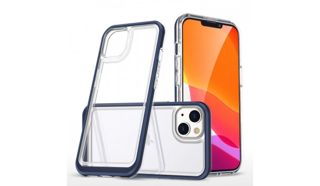 Hurtel kaitseümbris Hybrid Armor Clear 3in1 Apple iPhone 13 mini, läbipaistev/sinine