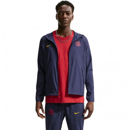 Nike meeste jope FC Barcelona City Side IO3430 498 S, tumesinine