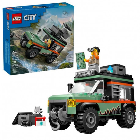 Construction Set - LEGO City 60447 Police Station with Vehicles and Minifigures