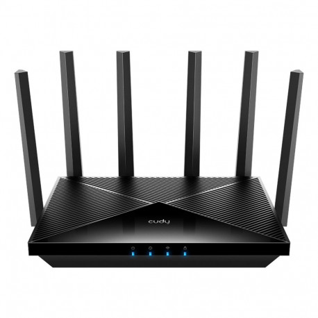 Cudy WR11000 wireless router 2.5 Gigabit Ethernet Tri-band (2.4 GHz / 5 GHz / 6 GHz) Black