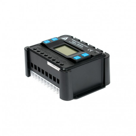 AZO Digital päikesepaneelide laadimiskontroller PWM SOL-30ED 12/24 - 30A (LCD-ekraan)
