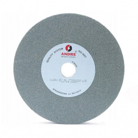 Flat grinding wheel 250mm x 25mm x 32mm green