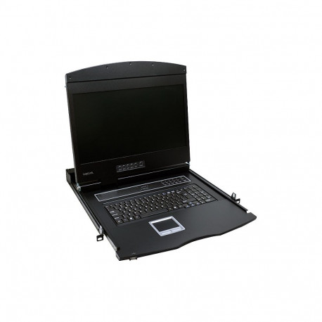 "KVM Console with 19"" LCD Screen, VGA, German keyboard layout"