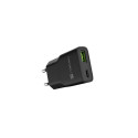 Natec USB-laadija RiberaGAN õhuke 1xUSBC+1xUSBA