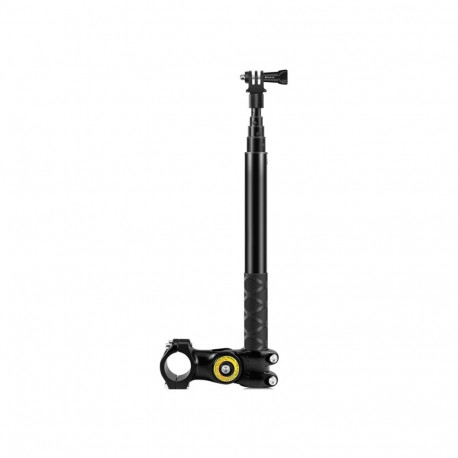 Puluz handlebar mount for bicycles and motorcycles, compatible with action cameras and monopods