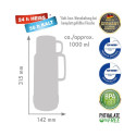 Thermos Flask - ROTPUNKT 1.0 L Ruby
