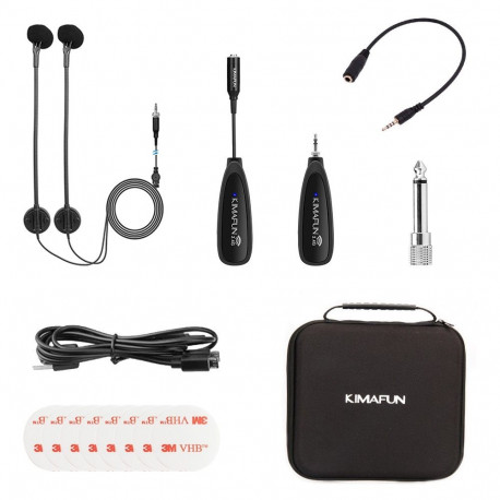 Microphone - Kimafun CX710 Wireless Condenser System, 2.4 GHz, 15m Range