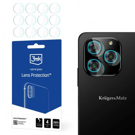 Hybrid glass for 3mk camera lens Lens Protection on Kruger & Matz Live 11