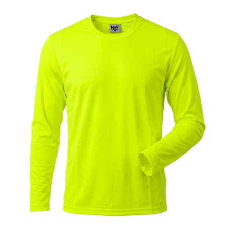 HW Wild pikkade varrukatega särk Hi-Vis kollane l