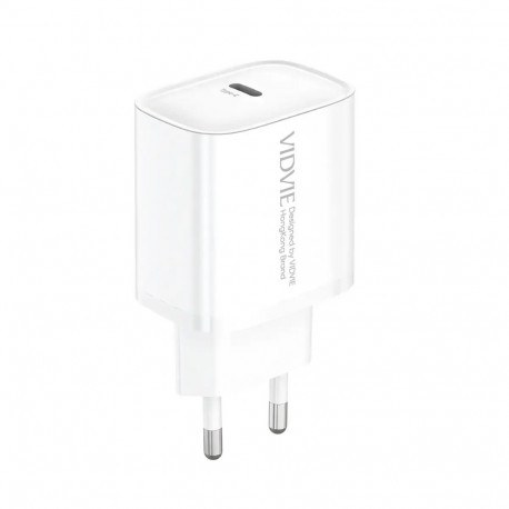 VIDVIE PLE271 USB-C PD 33W Wall Charger, White