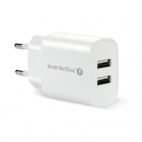 Charger EVERACTIVE 2 x USB 2.4A white