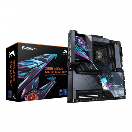 GIGABYTE emaplaat Z890 AORUS MASTER AI TOP, Intel Core Ultra (Series 2) protsessorite tugi, 20+1+2-f