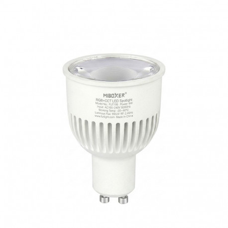 LED Retrofit GU10 6W RGB-WW (RGB-CCT) prožektorlamp Milight/Miboxer