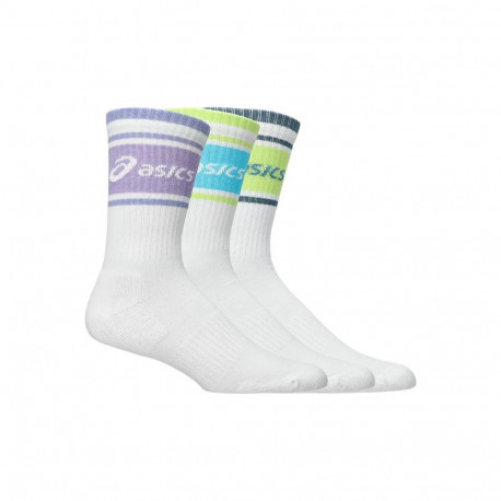 Sokid Asics 3 PACK LOGO CREW SOCK valge