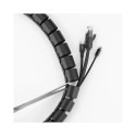 Cable organizer cover tube 5m black