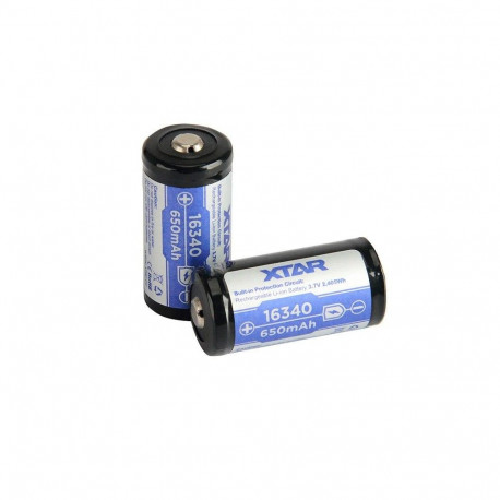 Battery 16340 3,7V Li-ion 650MAH