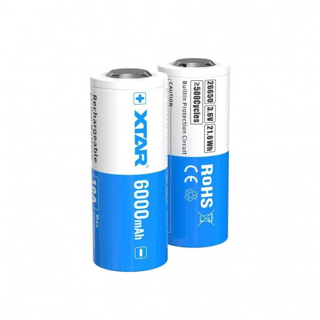aku 26650 3,6V Li-ion 6000MAH